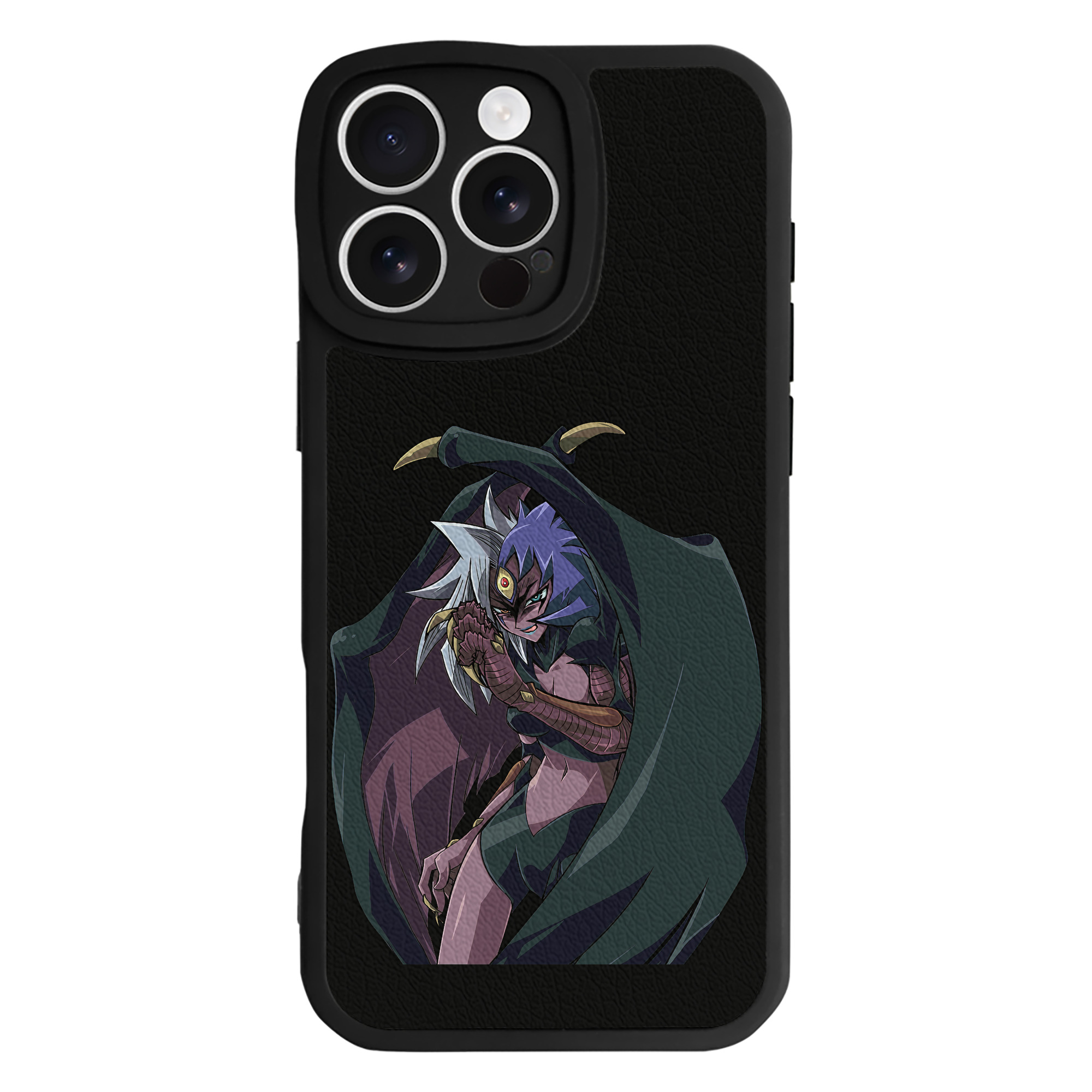 （画像用） 遊☆戯☆王 Yu-Gi-Oh! 【iPhone 16シリーズ対応】シリコンスマホケース（レザー調） 材質：シリコン